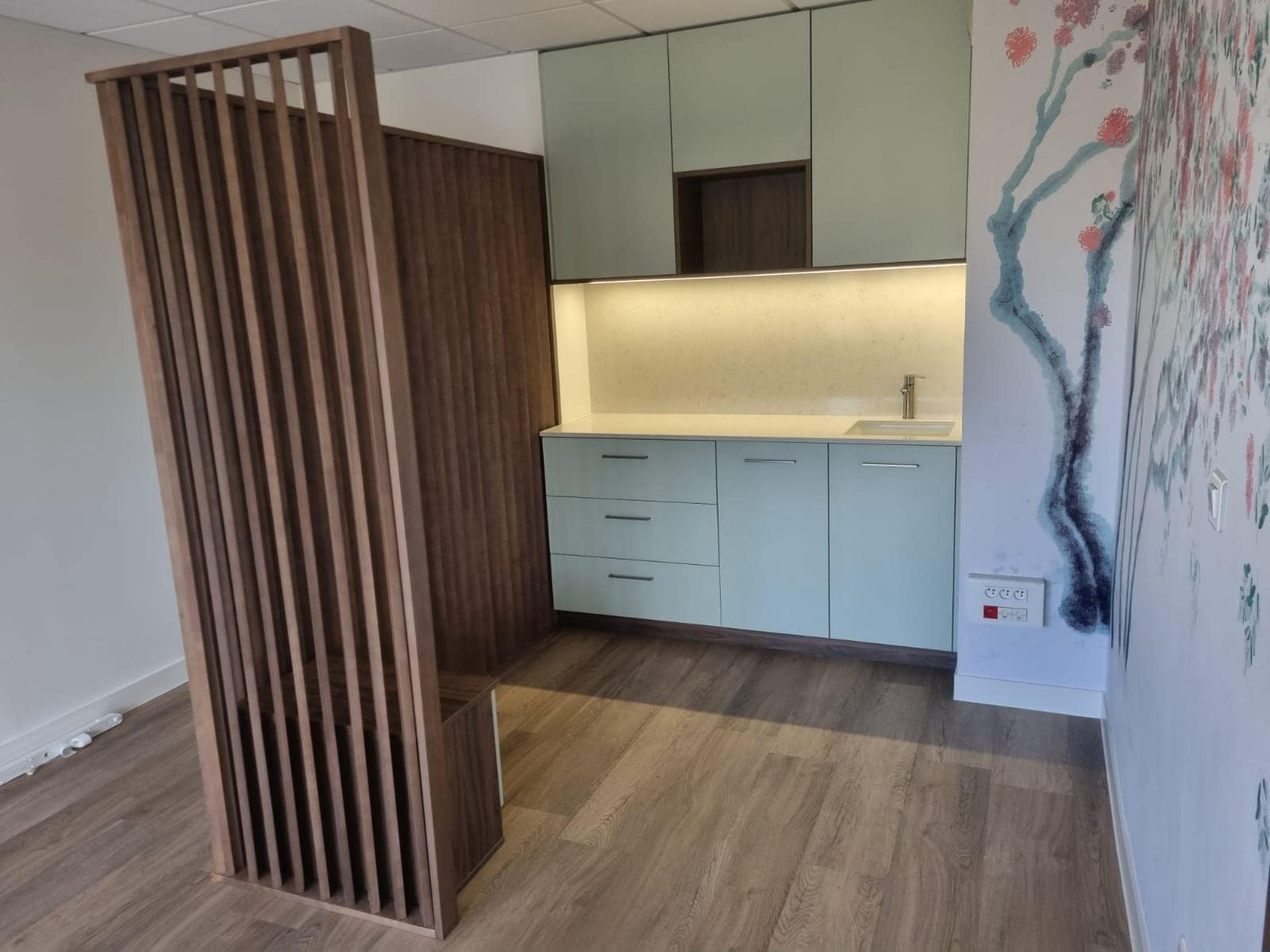 Claustra bois intérieur sur mesure en séparation d’espace, agencement intérieur à Vitré